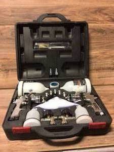 lot 88 image: Husky HVLP and Standard Gravity Feed Spray Gun Kit