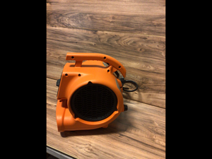 lot 21 image: RIDGID 1625 CFM Blower Fan Air Mover with Handle and Wheels Customer Returtns See Pictures