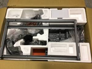 lot 104 image: RIDGID 9 Amp Corded 7 in. Wet Tile Saw with Stand Customer Returns See Pictures