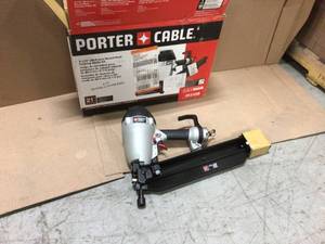 lot 109 image: Porter-Cable 21-Degree 3-12 in. Full Round Framing Nailer Customer Returns See Pictures