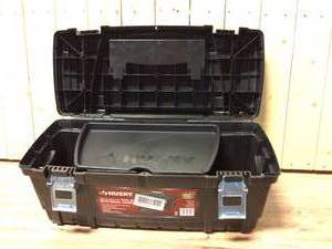 Husky 24 in. Tool Box in Black