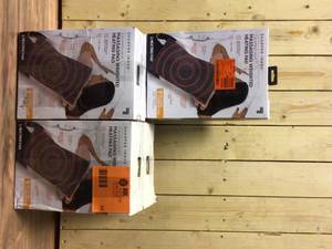 Lot of SHARPER IMAGE MASSAGING WEIGHTED HEATING PAD Open Box customer return see pictures