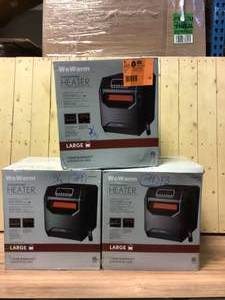 Lot of 1,500-Watt Electric Infrared Space Heater&nbsp Control Open Box customer return see pictures