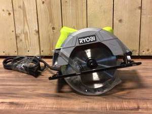 RYOBI 14 Amp 7-14 in. Circular Saw Open Box customer return see pictures