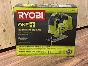 RYOBI ONE 18V Cordless Orbital Jig Saw (Tool-Only) Open Box customer return see pictures