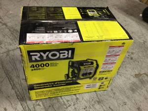 Ryobi 4000-Watt Gasoline Powered Digital Inverter Generator not used see pictures
