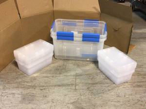 CLEAR PLASTIC STORAGE CASES
