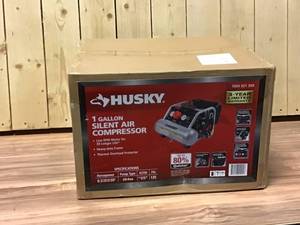 Husky 1 Gal. Portable Electric-Powered Silent Air Compressor