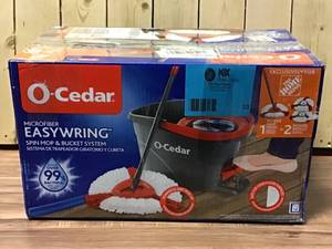 O-Cedar EasyWring Microfiber Spin Mop and Bucket System