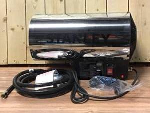 Stanley 60,000 BTU Forced Air Propane Outdoor Space Heater with Push-Button Ignition