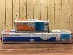 HDX PLASTIC SHEETING