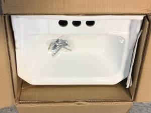 BATHROOM SINK WHITE