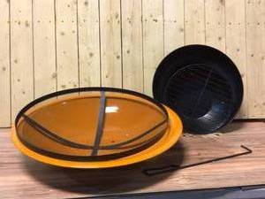 Harbor Gardens Vesta Fire Bowl, Orange