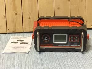 BLACKDECKER 15 Amp Portable Car Battery Charger with 40 Amp Engine Start and Alternator Check
