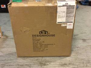 Design House 532382 Concord White Gloss Lighted Medicine Cabinet Mirror Customer Returns See Pictures
