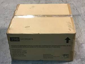 Glacier Bay Drop-in Stainless Steel 23 in. 4-Hole Single Bowl Kitchen Sink Kit in Satin Customer Returns See Pictures