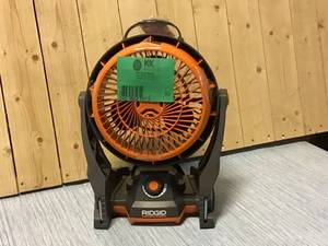 RIDGID FAN ORANGE Customer Returns See Pictures