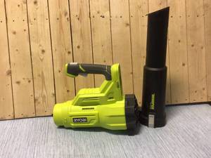 RYOBI ONE 18V Brushless Whisper Series 110 MPH 410 CFM Cordless Battery Jet Fan Leaf Blower (Tool Only) Customer Returns See Pictures