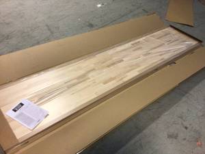 HARDWOOD REFLECTIONS  Butcher Block Countertop Customer Returns See Pictures
