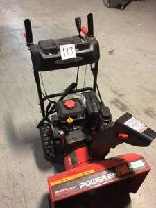 PowerSmart 24 in. 2-Stage Electric Start Gas Snow Blower with LED Light Customer Returns See Pictures