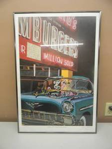 ERA OF NOSTALGIA By David Chapple - Professionally Framed - 194  1000 SIGNED - GREAT PIECE - APPROX 21 By 32 - SEE PICTURES