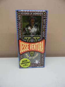 ORIGINAL 1999 JESSE VENTURA MAN OF ACTION 12 VINYL ACTION FIGURE - NAVY SEAL, NEW IN BOX - SEE PICTURES