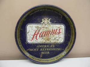VINTAGE Hamms Beer Tray AMERICAS MOST REFRESHING BEER - VERY COOL PIECE - ORIGINAL - SEE PICTURES