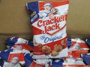 lot 107 image: Case of 4.5 oz Bags Cracker Jacks...