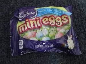 lot 136 image: 18- 1.5 oz Bags Cadbury Mini Eggs...