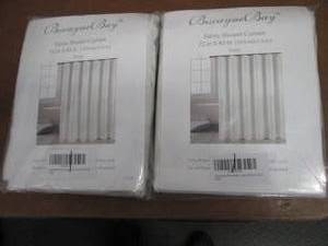 lot 224 image: 2 Biscayne Bay Fabric Shower Curtai...