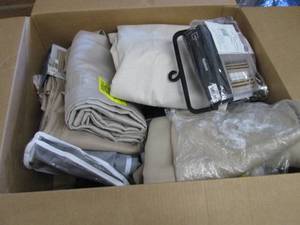 lot 229 image: Box of Assorted Curtains...