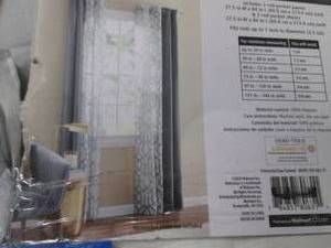 lot 234 image: 2- 4pc 84 inch Window Sets...