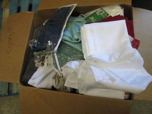 lot 236 image: Box of Assorted Curtains...