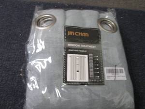 lot 237 image: Jin Chan 63 inch Panel Pair Gromme...