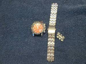 lot 14 image: Steeltime Mens Watch open box, band...