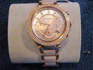 lot 22 image: Michael Kors Womens Parker Rose Go...