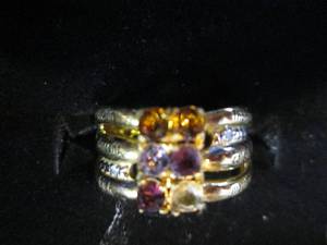 lot 23 image: Goldtone My Family My Heart Perso...