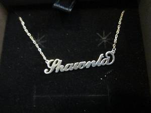 lot 28 image: Sterling Silver Personalized Petite...