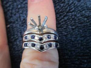 lot 56 image: Rhodium Over Sterling Silver Lab-Cr...