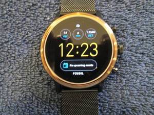 lot 68 image: Fossil Gen 5 Julianna Stainless Ste...