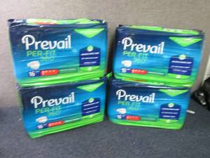 lot 88 image: 4- 16ct Prevail Per-Fit 360 Daily B...