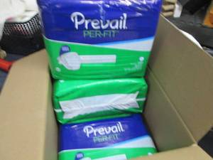 lot 256 image: 4-18 ct Prevail Per-Fit Briefs Larg...