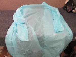 lot 272 image: Case of 120 Blue Disposable Waterpr...