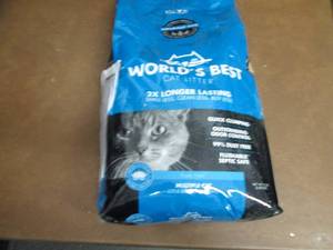 lot 300 image: Worlds Best Cat Litter Clumping 15...