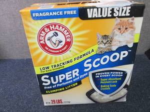 lot 318 image: Arm & Hammer Super Scoop Litter 29 ...
