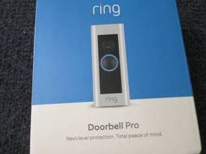 lot 376 image: Ring Video Doorbell Pro open box Re...