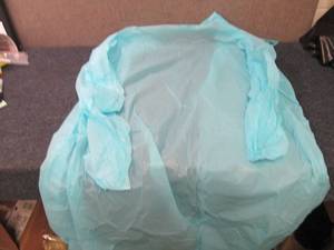 lot 269 image: Case of 120 Blue Disposable Waterpr...