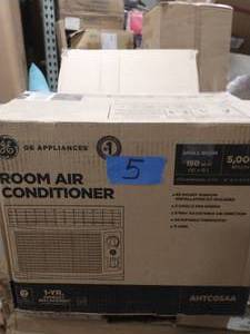 lot 5 image: 5,000 BTU 115-Volt Window Air Conditioner for 150 sq. ft. Rooms in White
