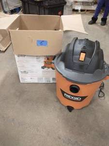 lot 6 image: RIDGID 12 Gal. 5.0-Peak HP NXT WetDry Shop Vacuum SEE PICTURES