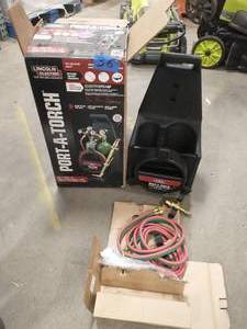 lot 36 image: LINCOLN ELECTRIC Port-A-Torch Kit and 316 in. x 12 ft. Hose SEE PICTURES